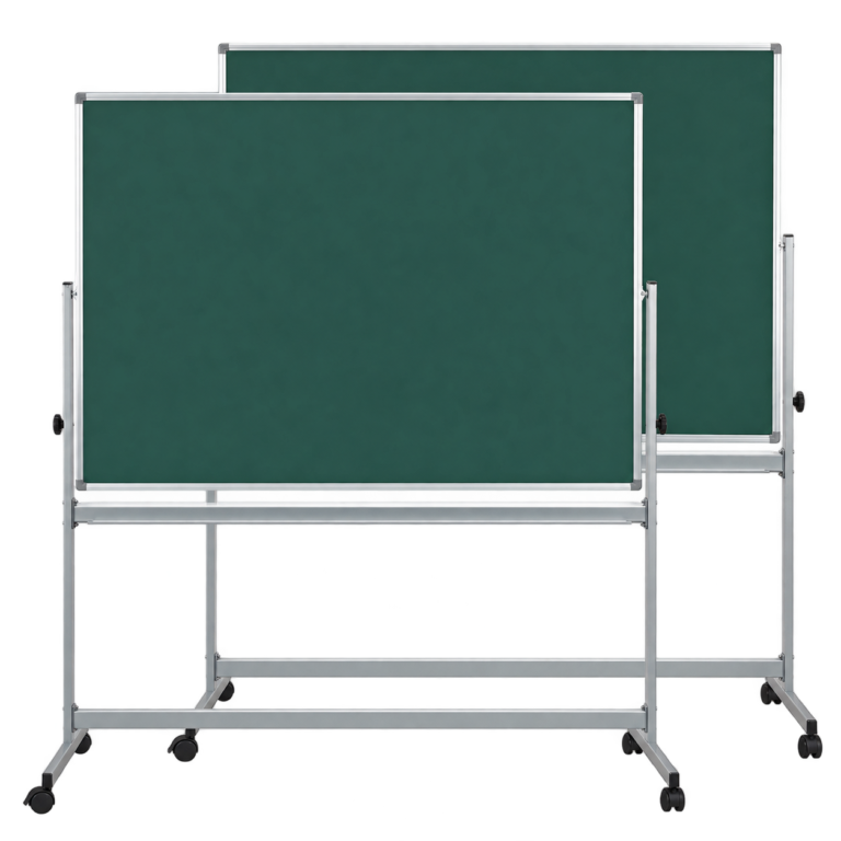 Двобічна магнітна дошка для крейди (поворотна, пересувна) iBoard 100×120 см iB100x120GP